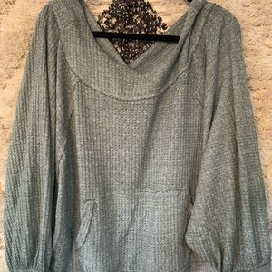 We the free waffle sweater